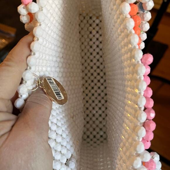 Susan Alexandra Designer Loop di Loop Colorful Rainbow Pride Beaded Bag - Picture 9 of 11